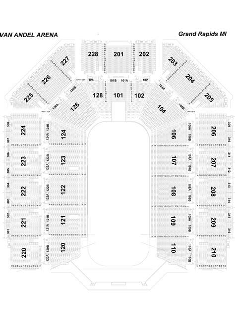 Seating Charts | Van Andel Arena