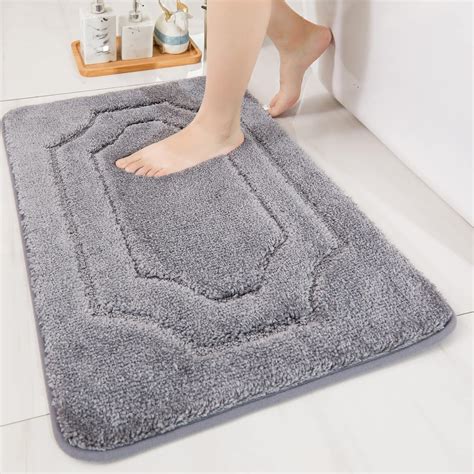 Amazon.com: BEQHAUSE Bathroom Rugs-Soft& Absorbent-Non-Slip Bath Mats ...