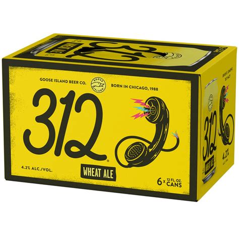 Goose Island 312 Urban Wheat Ale Beer Can (12 fl oz) Delivery or Pickup ...