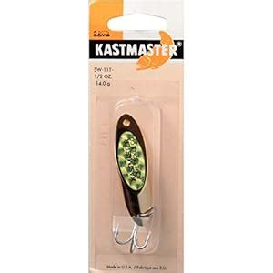 Acme Kastmaster Lure with Flash Tape, Gold Chartreuse, 1/2-Ounce ...