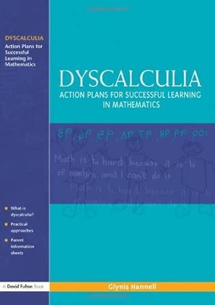 Buy Dyscalculia: Action Plans for Successful Learning in Mathematics ...