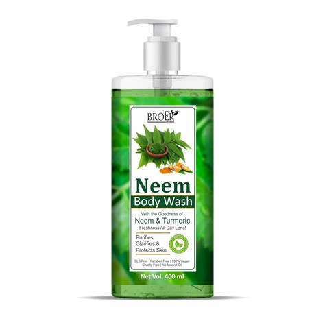 Buy BROER Neem Body Wash Shower Gel | Luxury Body Wash (400ML) with ...