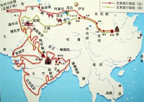 西游记里师徒几人走的路线在地图上是怎样的？ - 知乎