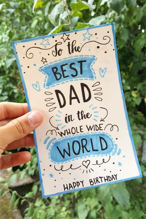 birthday card ideas for your dad