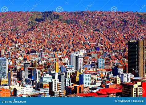 Picturesque Colorful Capital of Bolivia, La Paz Editorial Photo - Image ...