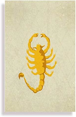 Canvas Wall Art Painting Scorpion Yellow 2785 UnFramed Decor for Home ...