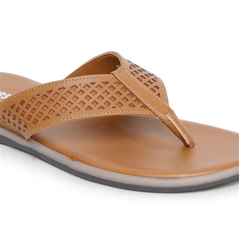 Buy Coolers Casual Tan Flip-Flop For Men K2-154 By Liberty