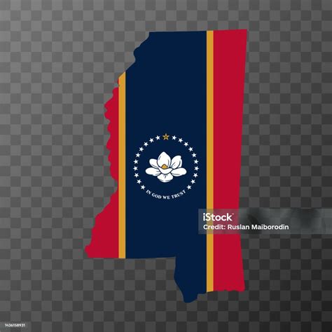 Mississippi State Flag Vector Illustration Stock Illustration ...