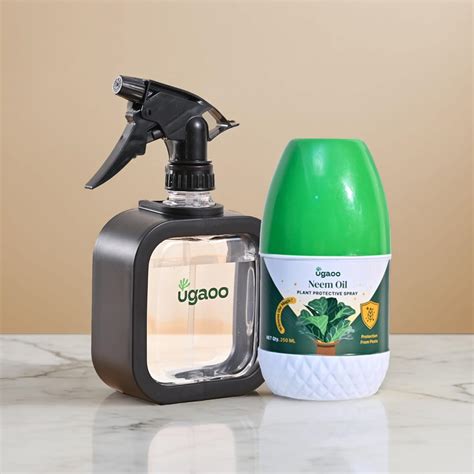 Ugaoo Cold Pressed Neem Oil for Plants 250ml with Mistio Sprayer ...