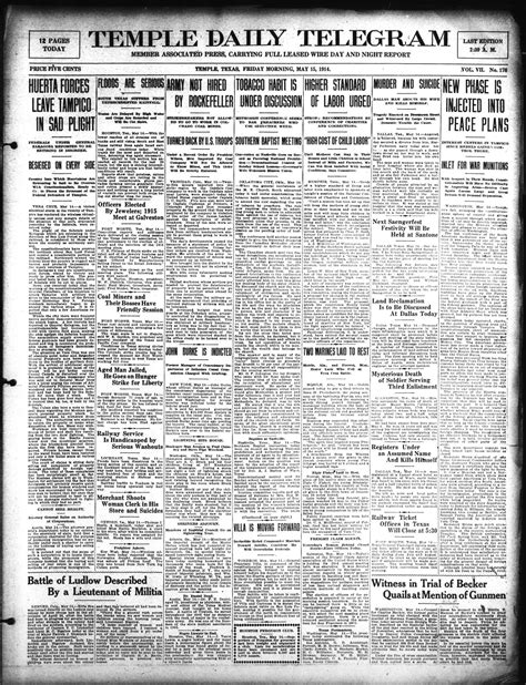 Temple Daily Telegram (Temple, Tex.), Vol. 7, No. 176, Ed. 1 Friday ...