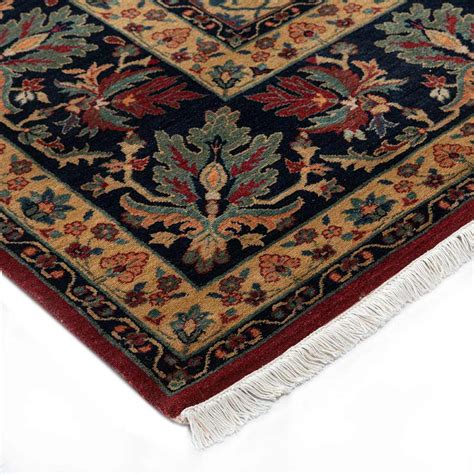 Ardibil Hand Knotted Woollen Rug – Obeetee Carpets India