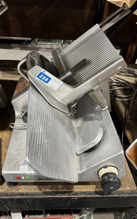 BIZERBA SE12 US MANUAL MEAT CHEESE DELI SLICER | Vision Equipment