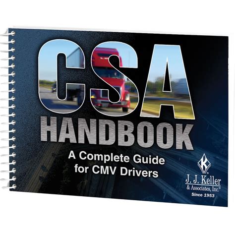 Buy CSA Handbook: A Complete Guide for CMV Drivers (492H) Book Online ...
