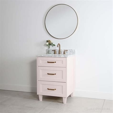 Bridgeport 24" Champagne Pink Bathroom Vanity - Teodor Vanities United ...