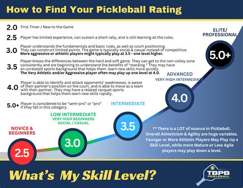 Skill Level & Player Rating — The Pickleball Academy