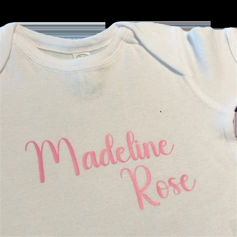 Custom Two-Name Baby Bodysuit — The Blanket Lady