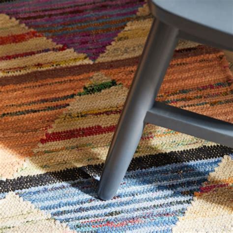 Svena Washable Colorful Geometric Kids Rug 4x6 | Crate and Barrel KSA