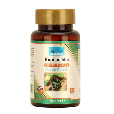 Buy Ayurleaf Herbals Kapikachhu (Mucuna Pruriens) Capsules | Stress ...