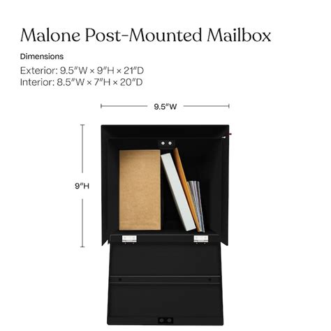 Post & Porch Brown Steel 4 X 4 Mount Mailbox Post MALONE-BROWN at Lowes.com