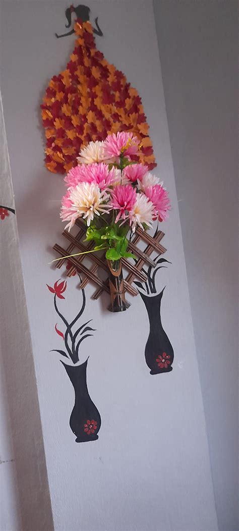 Buy Nac Global Bamboo Wall Hanging Flower Holders Handcrafted Bamboo ...