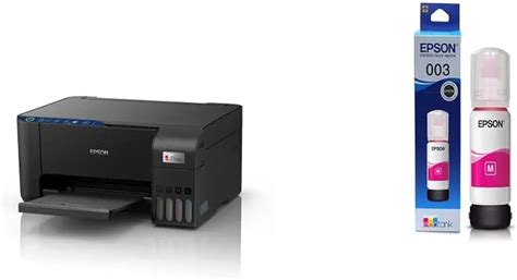 Epson EcoTank L3252 Wi-Fi All-in-One Ink Tank Printer (Black) & 003 ...