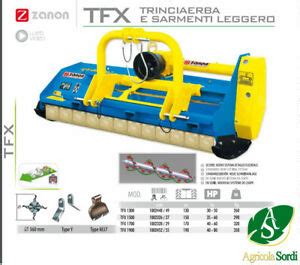 ZANON TFX 1500 TRINCIAERBA E SARMENTI LEGGERA TRATTORI  