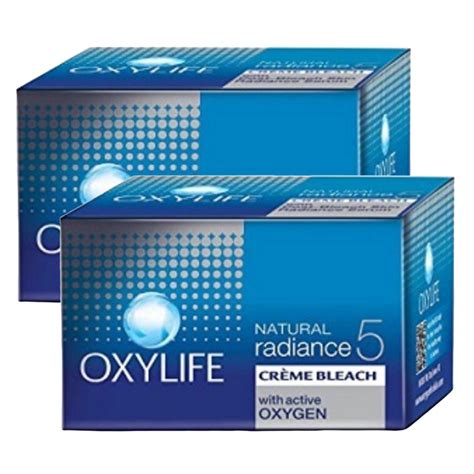 Oxylife Natural Radiance 5 Creme Bleach- With Active Oxygen-9 g (Pack ...