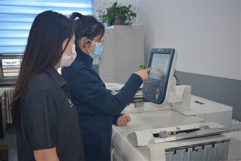 文印服务部开展现代数码印刷技术培训-服务中心