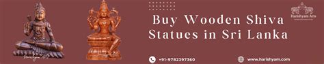 Wooden Shiv Murtis & Idols Collection Sri Lanka