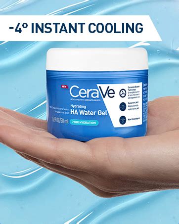 CeraVe HA Water Gel with Hyaluronic Acid, Ceramides & Niacinamide for ...