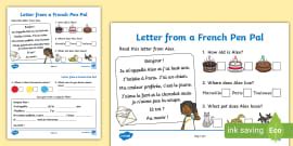 Pen Pal Letter Template, penpal,pen pal
