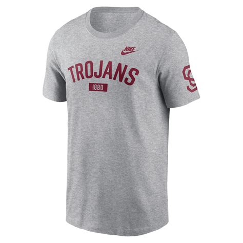 Grey USC Trojans Tops and T-Shirts. Nike.com