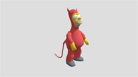 homer the evil (simpsons) animated - Download Free 3D model by vicente ...
