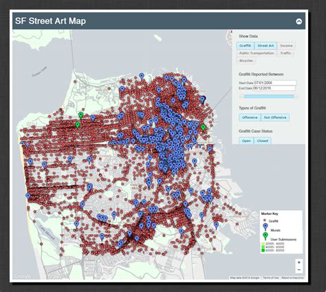 SF Street Art Map – Kate Rushton