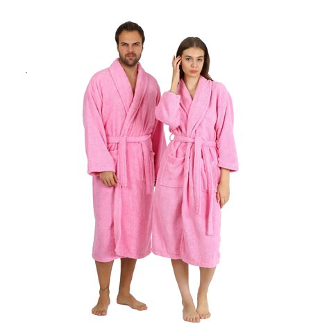 HALLEY Luxury Bathrobe for Women & Men, Shawl Collar Spa Bath Robes ...