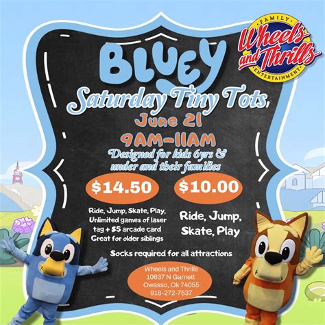 Tiny Tots with Bluey at Wheels and Thrills! , Wheels and Thrills ...