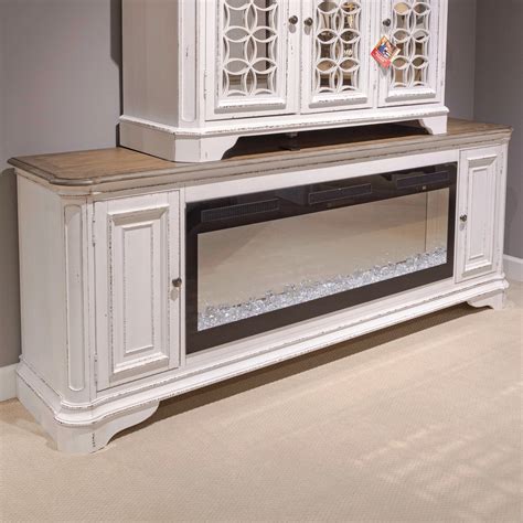 Liberty Furniture Fireplace TV Consoles FIRE-BOX-244-82FT Transitional ...