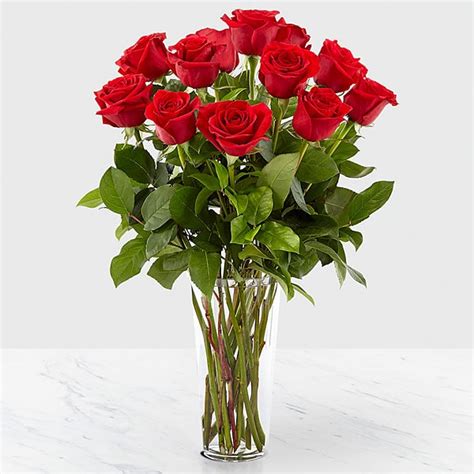 Send Long Stem Red Rose Flowers Bouquet Online in India | Phoolwala