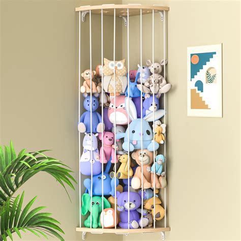 Amazon.com: VOOTTOU Stuffed Animal Storage Wall Mount, Plushie Toy ...