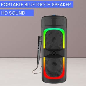 Buy FRONY Bluetooth (PORTABLE WIRELESS PARTY SPEAKER) With Karaoke Mic ...