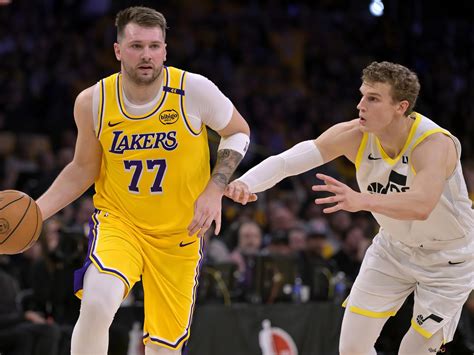 Luka Doncic on Lakers Uniform HD wallpaper download