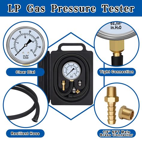 Snapklik.com : FANOVO Manometer Gas Pressure Tester 0-35 WC Natural Or ...