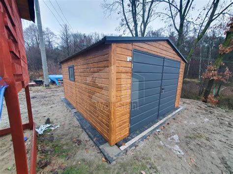 Blechgarage 4x5m Fertiggarage Stahlgarage Carport und Garage Hohe ...