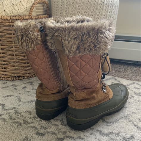 lands end winter boots!! size womens 9 #landsend... - Depop