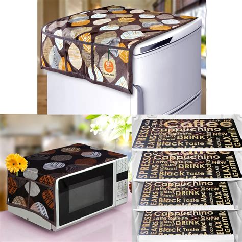 KANUSHI Industries® 1 Pc Fridge Covers/Refrigerator Cover + 1 Pc ...