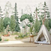 Exotic Jungle Theme Kids Wall Covering | Life n Colors