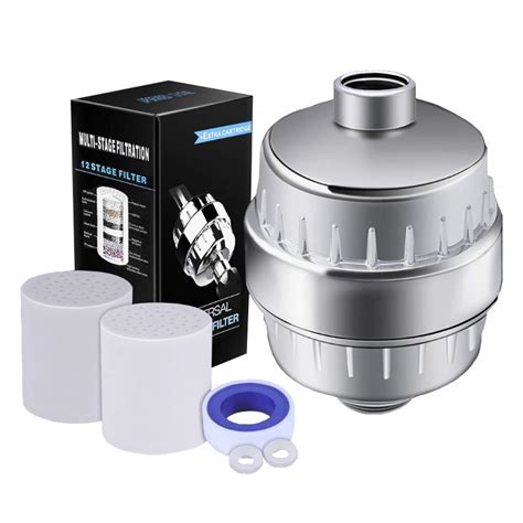 Buy 15-Stage Shower Filter, Activated Carbon Technology to Remove ...