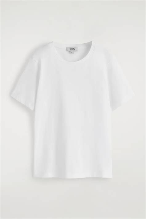 CREW-NECK COTTON T-SHIRT - WHITE | COS AU
