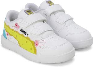 PUMA Puma Evolve Court Spongebob V PS Boys & Girls Velcro Sneakers ...