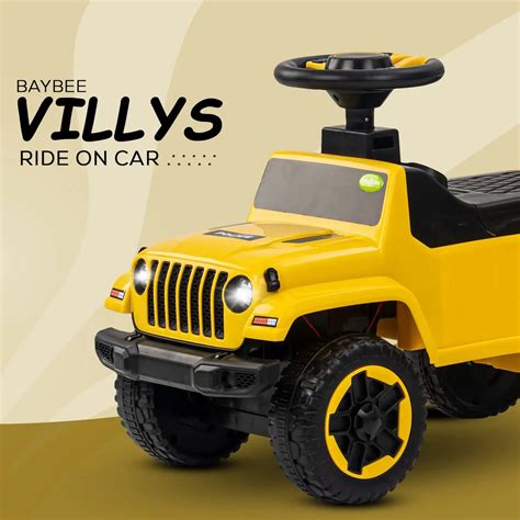 Baybee Villy Push Ride on Car for Kids Ride on Push Cars with Music Li ...